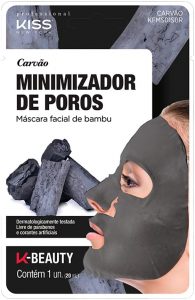 máscara facial de carvão